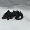 Geschenkinspirationen für Modell-Enthusiasten 3D-gedruckte Baby-Drachenfigur, Niedliche schlafende Statue, Kreative Geschenke für Fantasy-Fans Figur Ornament Heim-Büro