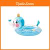 Cartoon Elephant Inflatable Swimming Ring For Children Thickened Pvc Swim Ring With Sponge Bottom