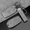Car Zinc Alloy Leather Key Case For Land Cruiser 200 300 Prado Crown TLK 200 Yaris Cross Hilux Innova Fortuner Camry 55