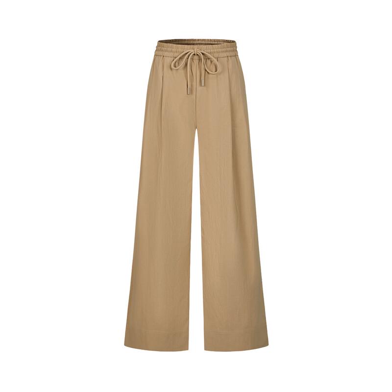 Anna & Co Damen Elastischer Bund Gerades Bein Freizeithose