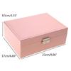 Convenient Jewelry Box Spacious Jewelry Holder Double Layer Jewelry Organizers