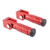 2Pcs Motorcycle Foldable Foot Pegs M8 Antislip Aluminium Alloy   for Bikes ATV UTV Go Kart
