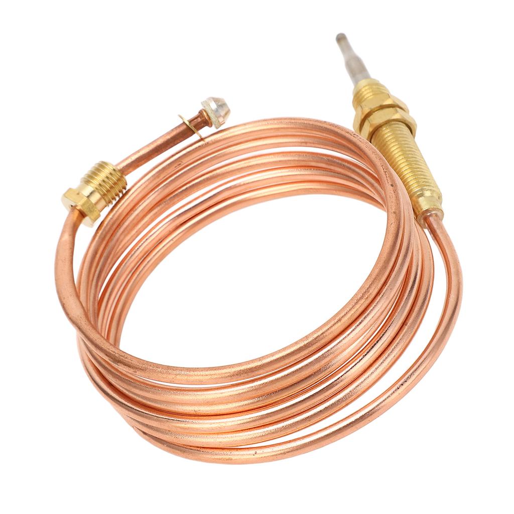 Gas Thermocouple HR0001 120cm Copper Universal Gas Stove Replacement Thermocouple for Oven Gas Cooker