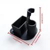 Multipurpose Shaving Tool Holder Bracket Support With Antislip Base For Organized Countertop Home and Business Trip Use