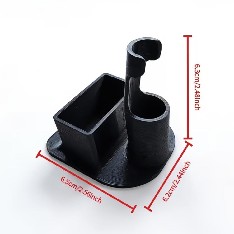 Multipurpose Shaving Tool Holder Bracket Support With Antislip Base For Organized Countertop Home and Business Trip Use