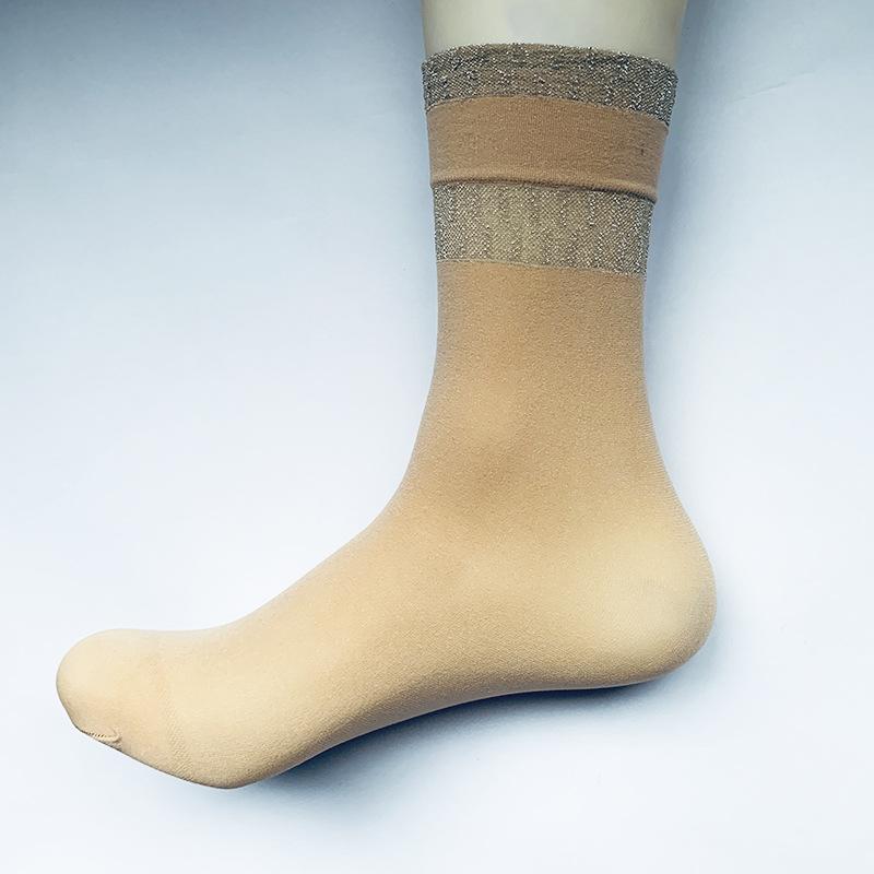 5 Pairs of Women's Spring and Autumn Medium Thick Anti Hooking Breathable Stockings
