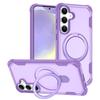 For Samsung Galaxy S25+/S24+ Case Compatible with MagSafe Kickstand TPU+PC Shockproof Phone Back Cover