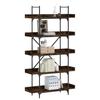 Vidaxl 5-Tier Bookshelf, Smoked Oak, 100X33X180.5 Cm