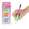 3 Stück/Set Silikon Bleistifthalter Stift Zwei-Finger Schreibhilfe Griff Haltungskorrekturwerkzeug