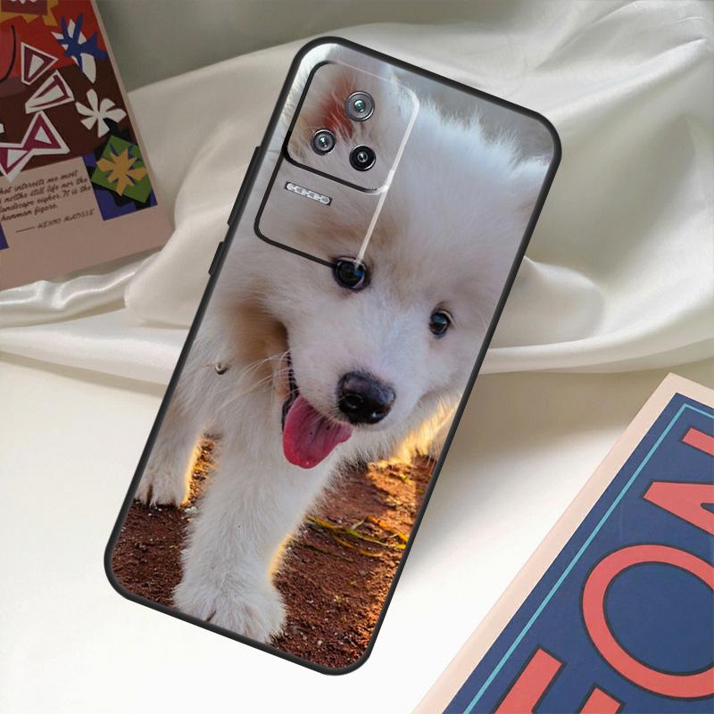 Samoyed Puppy Funda For POCO M6 Pro X3 X4 X5 X6 M5s F3 F5 Xiaomi 13T Pro 12T 11T 12 13 Lite 14 Ultra Case