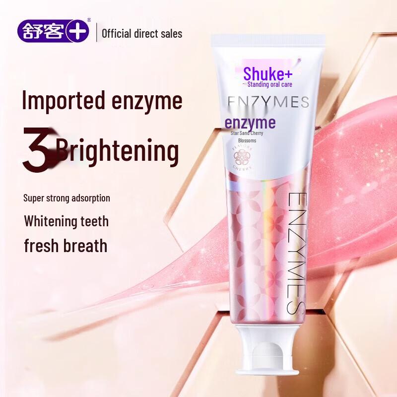 Shuke Cherry Blossom Whitening Toothpaste with Natural Enzymes
