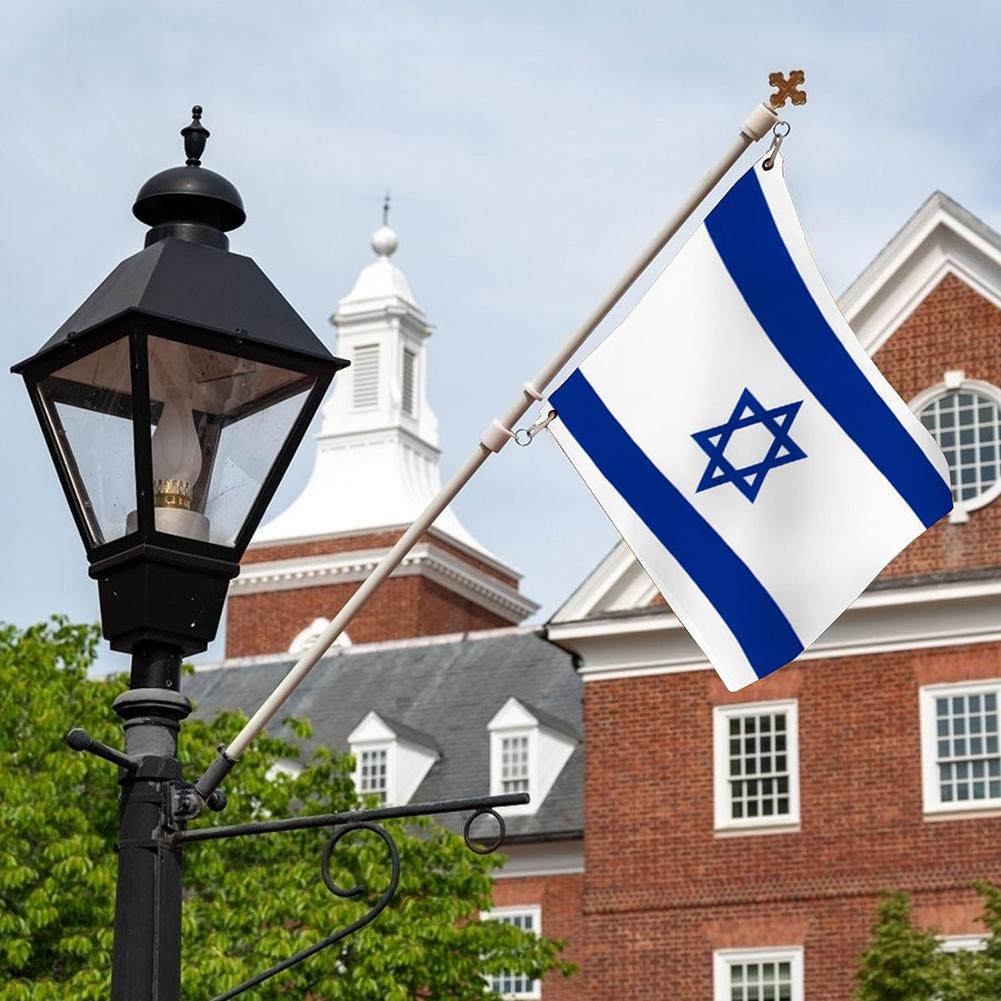 90*150cm Israel Flag Wear-resistant Israel-Country Flag Wear-resistant Smoothing Texture Israel-Country Flag for Building
