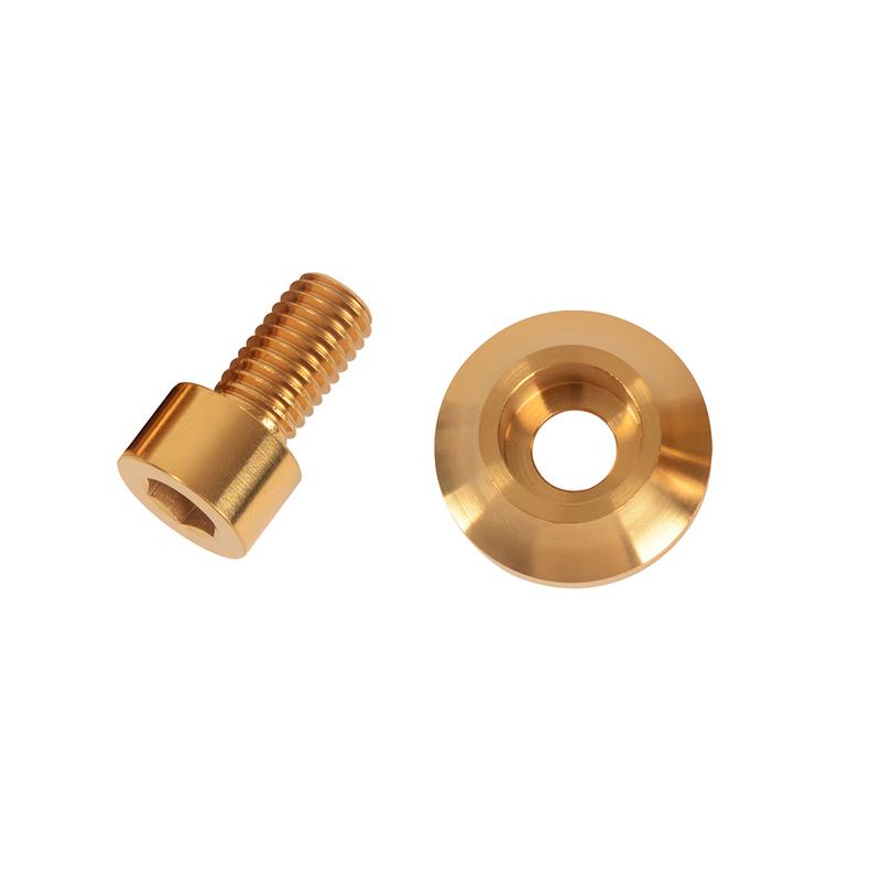 for BMW R65 1986-1993 R80 Motorcycle Front Spindle Washer and bolts Titanium Cafe Racer Accessories Screws