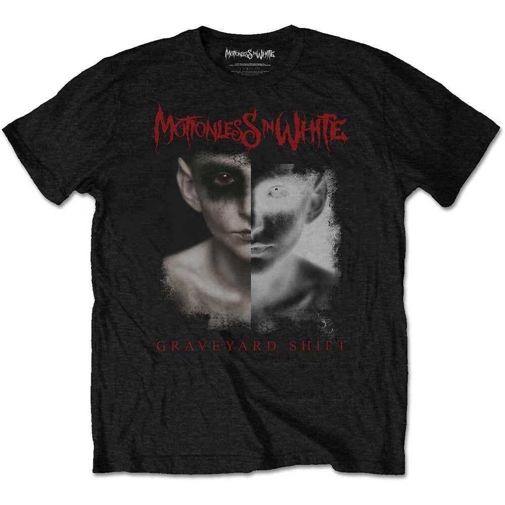 Motionless In White Split Screen Shirt T-shirt Metal Band Tshirt XL