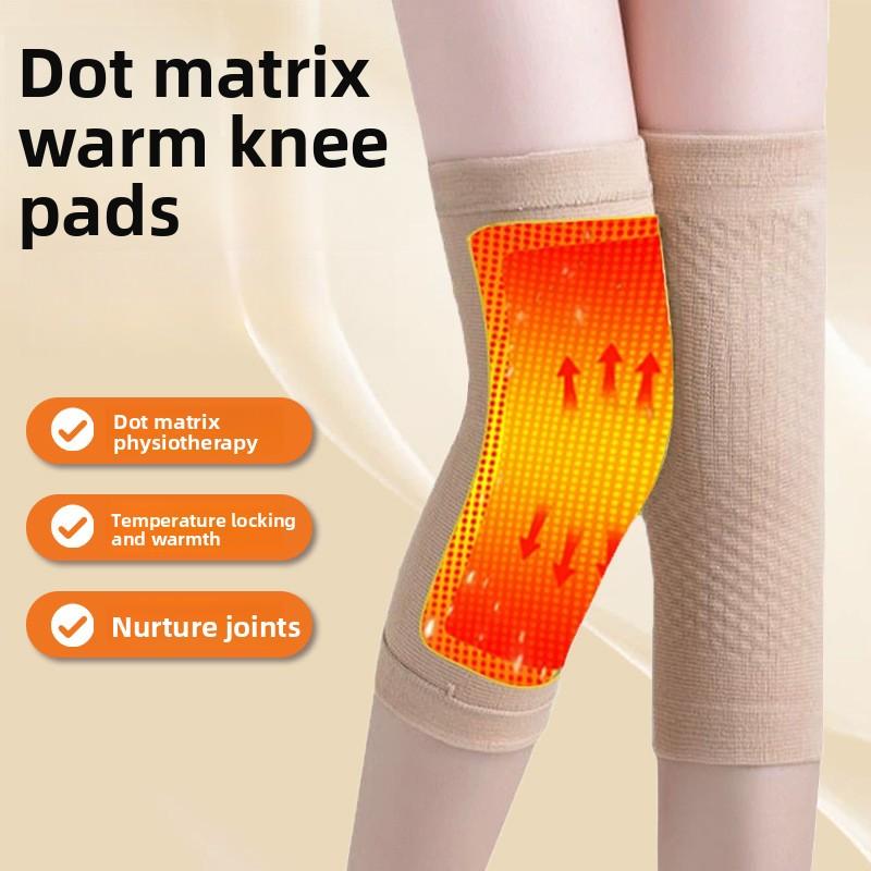 Cotton Knee Pads Knee Pads Sports Knitted Air-conditioned Room Old Cold Leg Leg Pads Warm Foam Protective Gear Covers