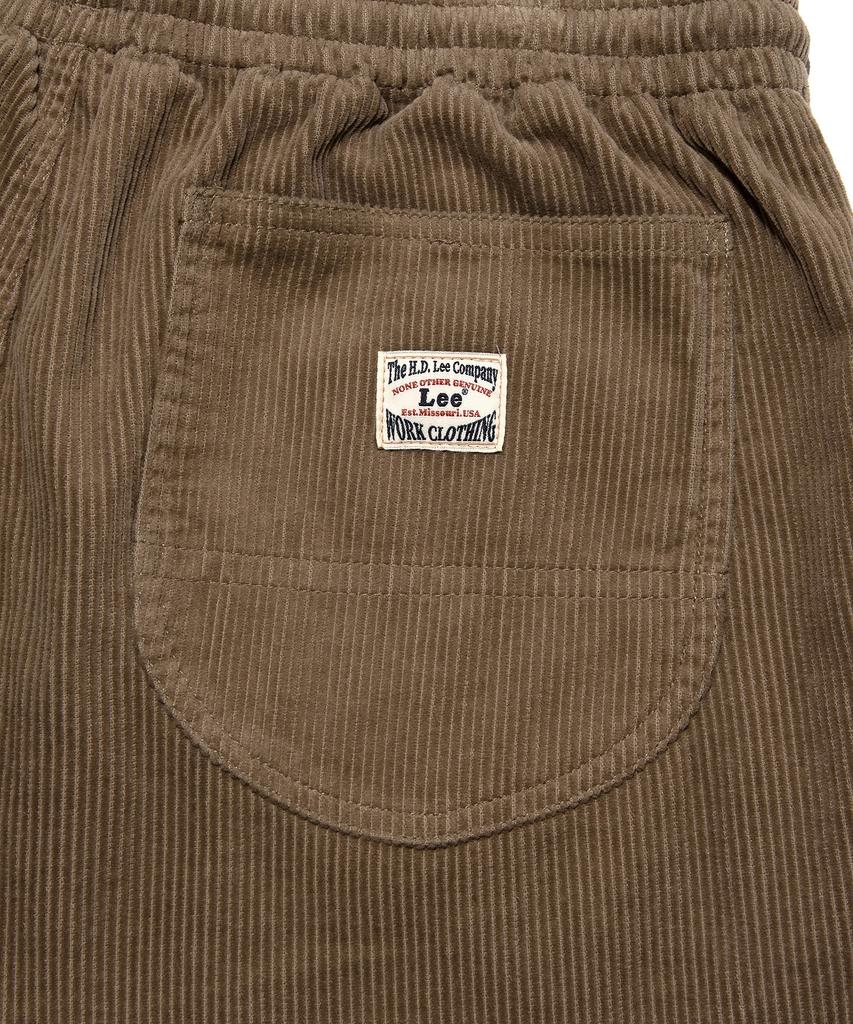 LEE [Chaque Lee] Pantalon Facile en Velours Côtelé Beige