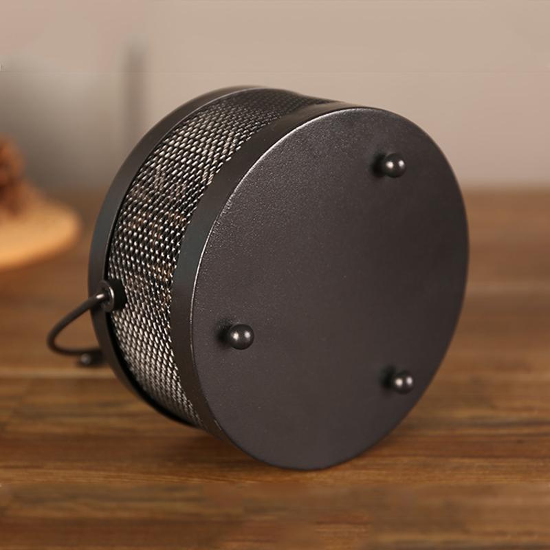 Retro Iron  Mosquito Coil Holder with Cover Vintage Mosquito Repellent Incenses Rack Household Aromatherapy Burner