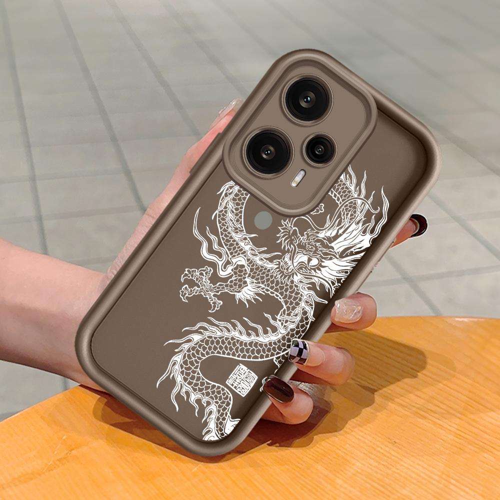 Miękki silikonowy wzór z kwadratową drabinką Obudowa telefonu Pełna obudowa aparatu Odporna na wstrząsy Gumowa obudowa do Xiaomi Redmi