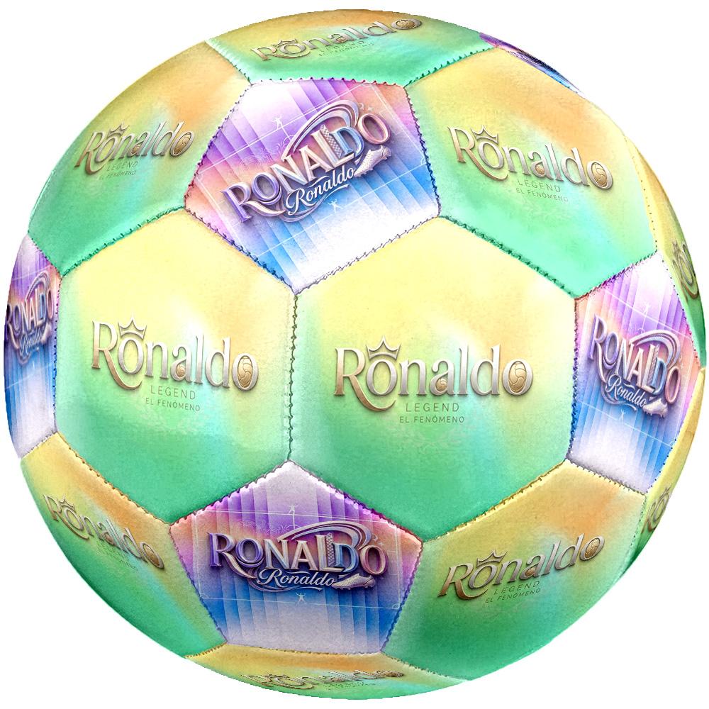 Ronaldo's Legacy Sports Size 5 Soccer Ball Machine-Stitched Indoor/Outdoor Universal Football Surprise Collection Gift