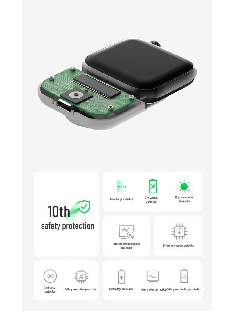 Portable Mini Wireless Power Bank for Apple Watch Charging