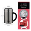 Heenoor 316L Stainless Steel Insulated Mug with Handle and Tea Infuser