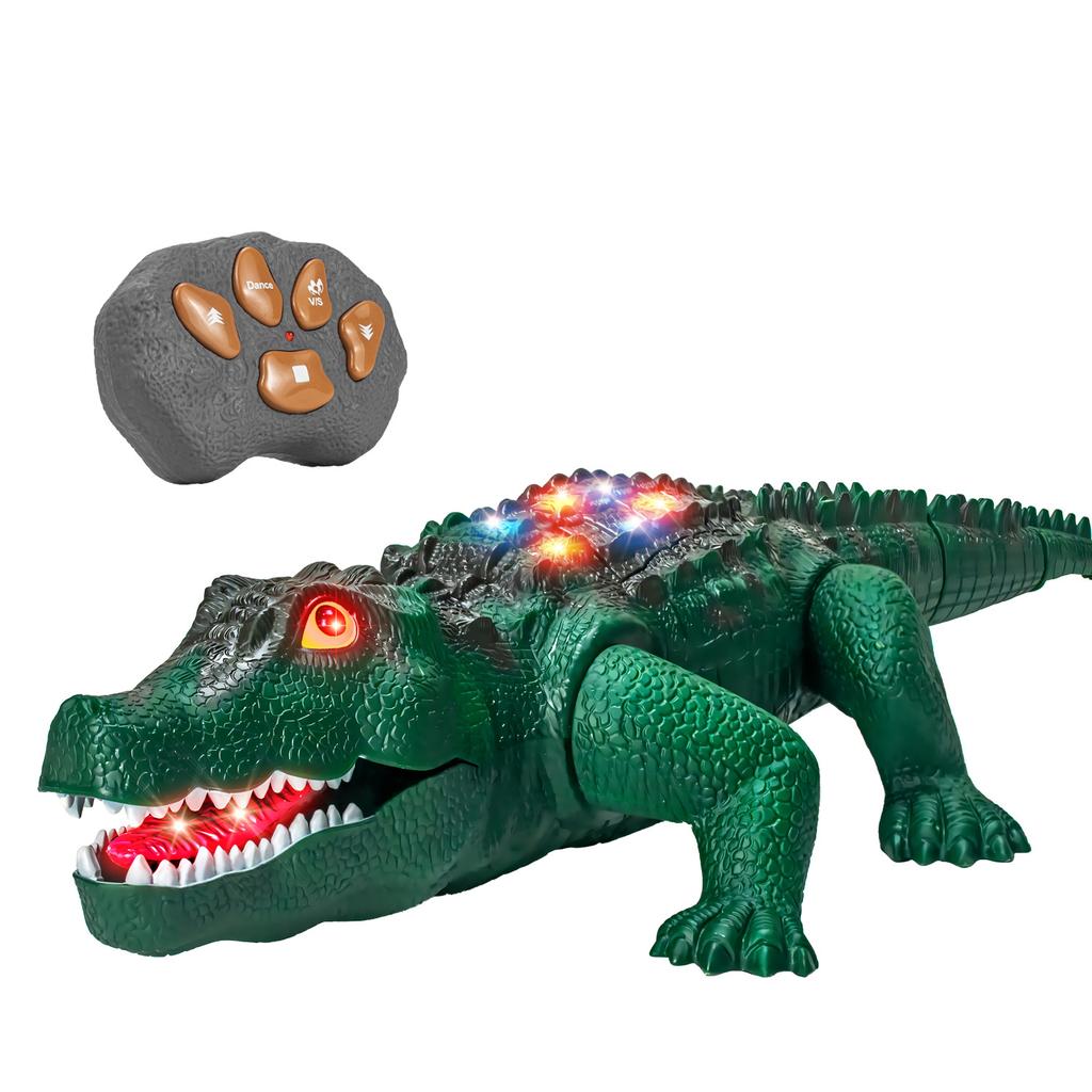 Remote Control Crocodile Toy Simulation Call Electric Crawling Children's Prank Spoof Electric Remote Control Dinosaur Toy
