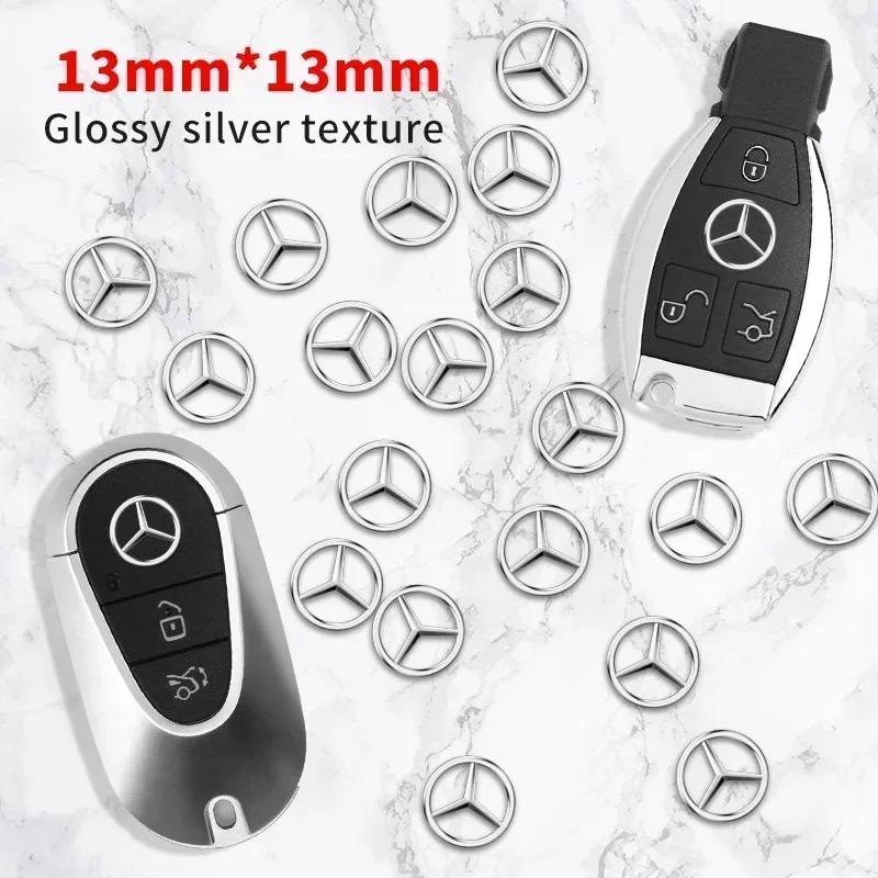 13mm Car Remote Key Sticker Emblem Decal For Mercedes Benz AMG W211 W212 W166 W167 W117 W247 W176 W204 W203 W205 W140 X253 W210 HH65