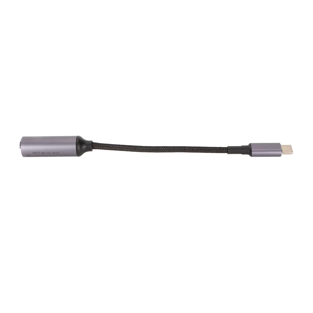 DC 5.5mmx2.1mm Female Input To Type C Male PD Charging Cable 100W DC5521 To USB C Cable with PD