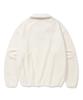 COVERNAT Arch Logo Fleece Half Zip Sweatshirt Ivory