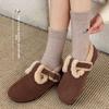 Cute Cartoon Embroidered Wool Mid-length Socks for Autumn and Winter, Thickened and Warm In Winter, Pile Socks