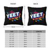 Jey Uso Yeet Trendy Meme Square Pillowcase Pillow Cover Cushion Throw Pillow for Home Sofa Living Room