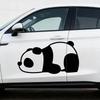 2pcs Cute Panda Vinyl Car Stickers Waterproof Decals for SUV RV Truck Travel Camping Creative Auto Decor Accessories