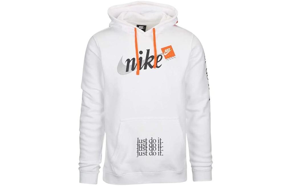 Nike Sweatshirts Men's White Hooded Moderate Other AV5905-100