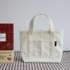 Literary Canvas Tote Bag - Neue Handtasche im japanischen und koreanischen Stil für Damen, niedlicher und lässiger Handyhalter.