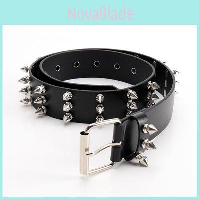 Fashion Solid Color Rivet Design Women Casual Belt For Street Style Fashion
