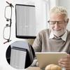 Portable Mobile Phone High-end HD Compact Reading Optics Glasses Blue Light Blocking Eyewear with Storage Case Anti-fatigue