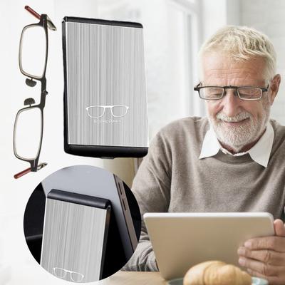 Portable Mobile Phone High-end HD Compact Reading Optics Glasses Blue Light Blocking Eyewear with Storage Case Anti-fatigue