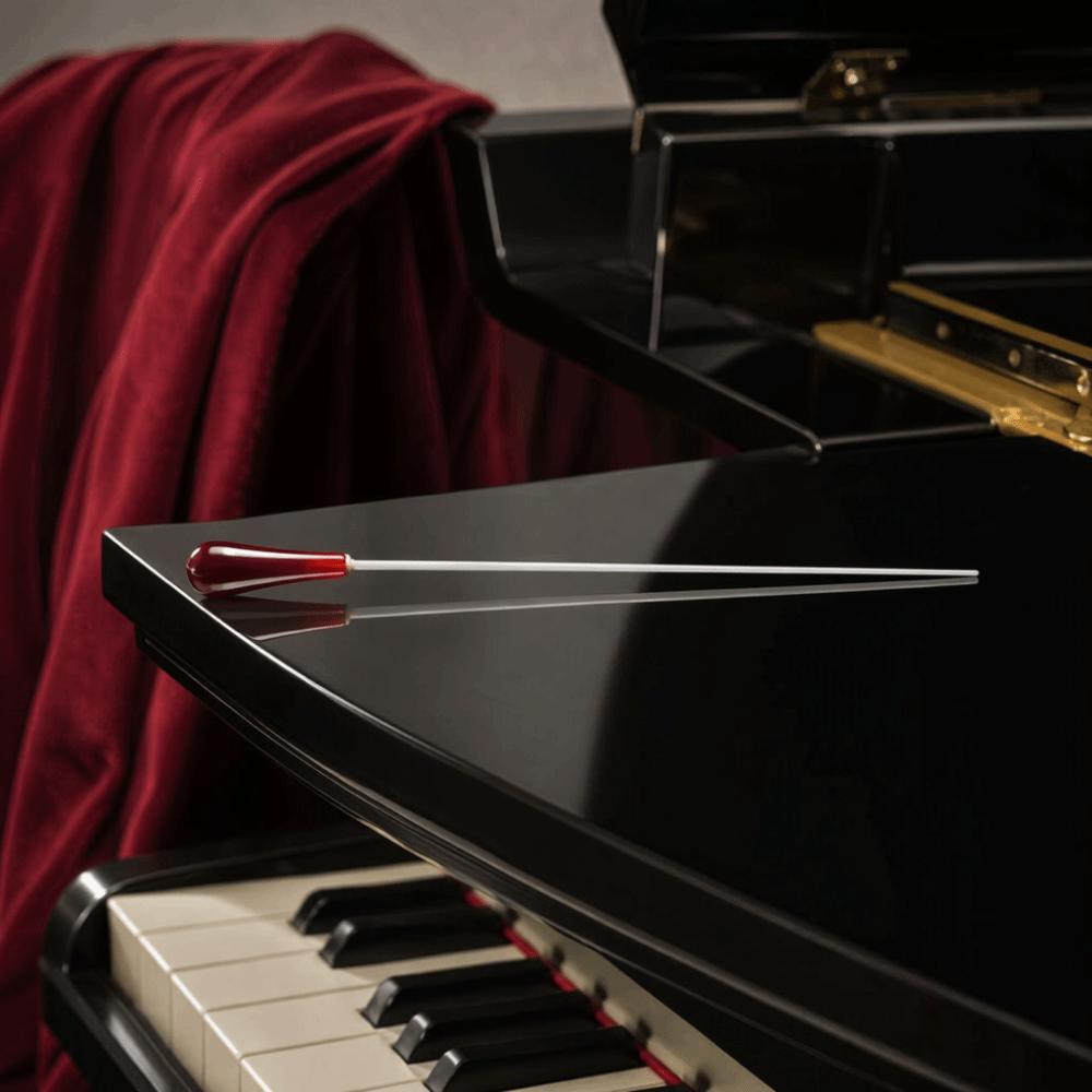2Sets Plastic Conducting Baton Red Music Baton Professional Baton For Music Band