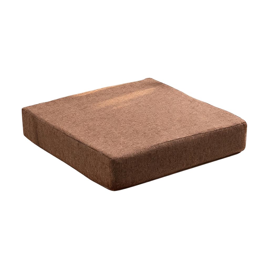 Linen Seat Cushion High Density Foam Padding Square 40x40x5cm Suitable for Solid Wood Sofa Chair Seat Replacement Cushion