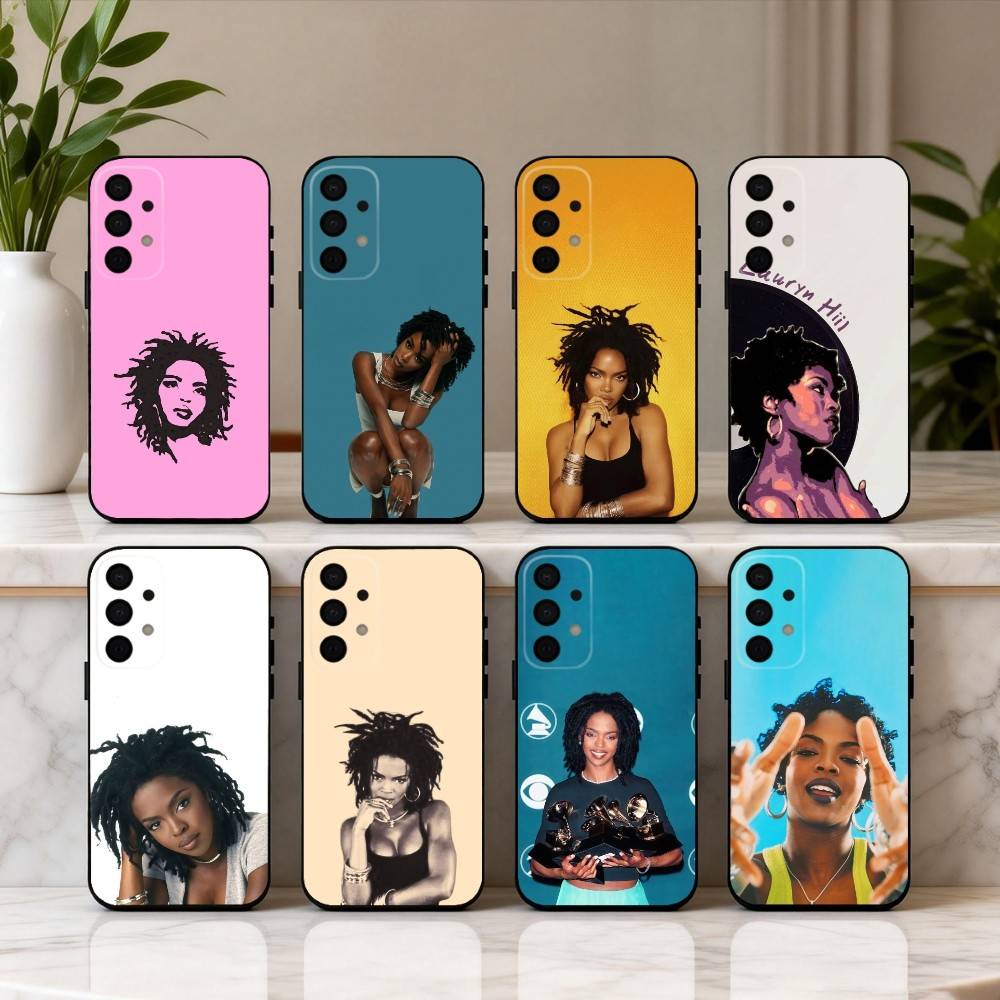 Singer L-Lauryn-N H-Hill-L Phone Case For Samsung Galaxy A73,A72,A71,A70,A53,A52,A51,Others Soft Black Cover