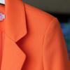 Women's Spring and Fall Korean Style In The Long Section of The Suit Jacket Long-sleeved Thin Straight Coat