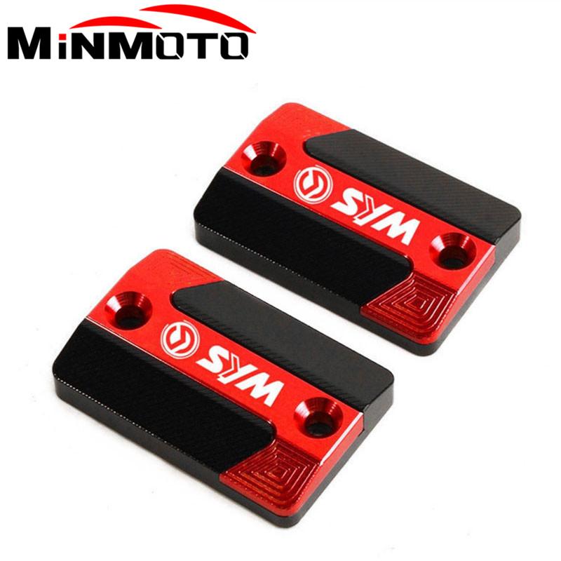 

Для SYM CRUISYM 300 GTS 300i GTS300i JOYMAX Z300 аксессуары для мотоциклов с ЧПУ алюминиевый передний бачок тормозной жидкости крышка бака красный