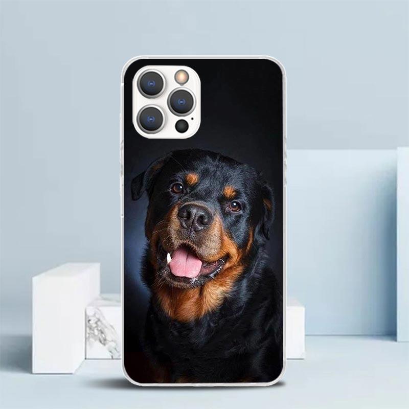 

Rottweiler Dog Phone Case For IPhone 16 17 Air 16E 15 14 Plus 13 Mini 12 11 Pro Max 7 8 + SE 2020 Soft TPU Back Cover 16 15 14 1 iPhone 13