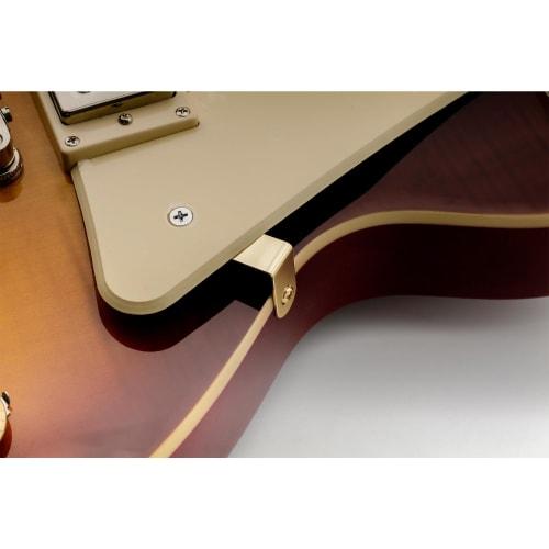 Musiclily Basic Steel Les Paul Pickguard Bracket for LP Electric Guitars, Gold