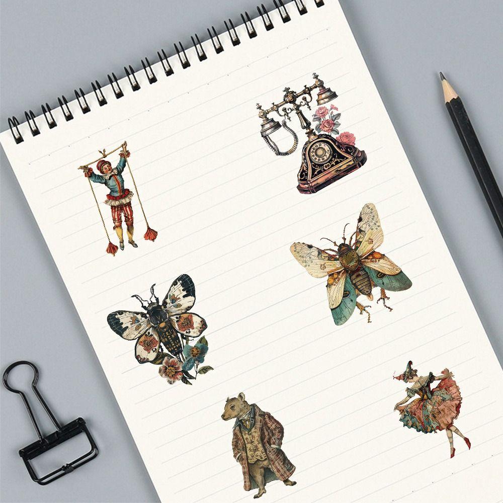 Waterproof Victoria Stickers 50PCS Pack Laptop Stickers Cute Cartoon Decals  Luggage Decoration