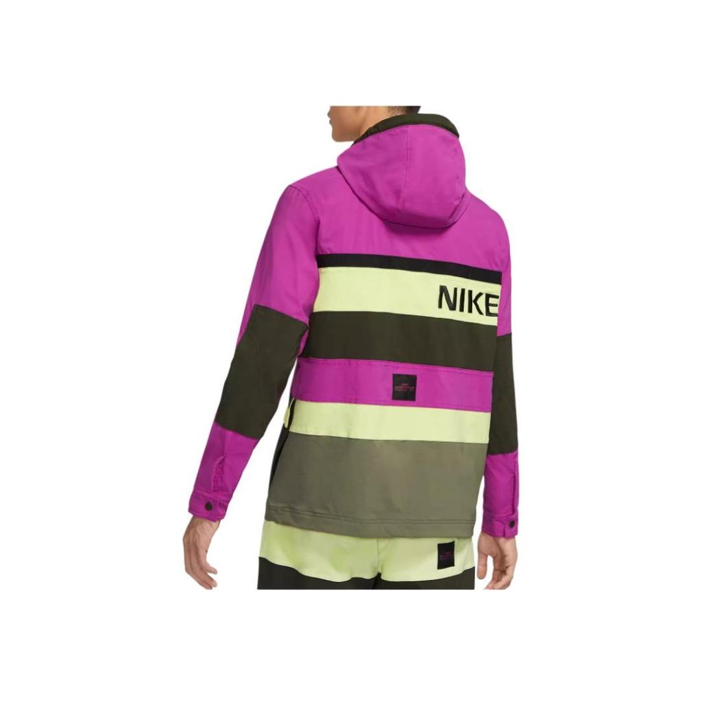 Nike Jaqueta com Capuz Patchwork Multicolor Bolso Grande Roupas Esportivas Masculinas jaquetas CU4220-564