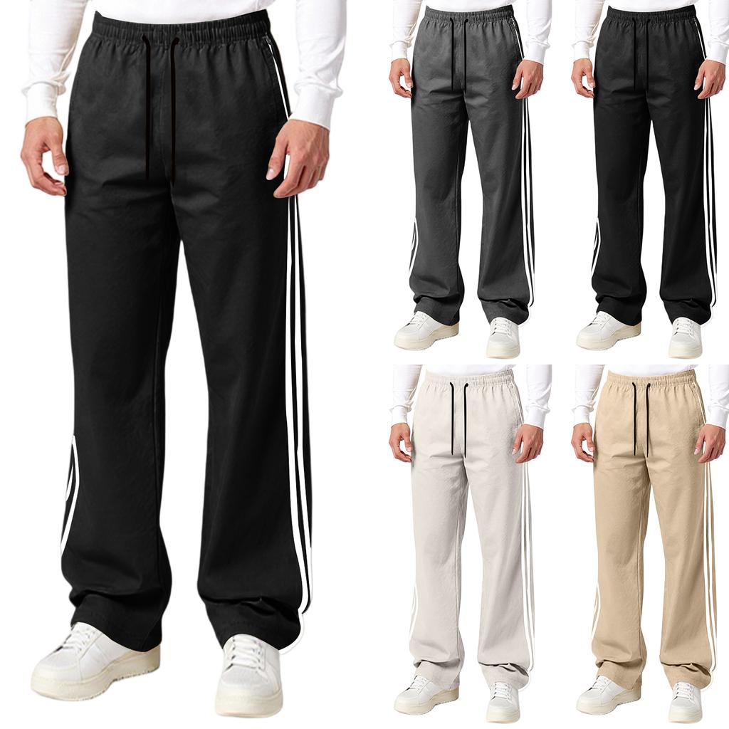 Men's Fashion Leisure Middle Waist Long Style Casual Pants