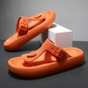 Fashion Shevalues Summer New Men's Flip Flops EVA Lightweight Leisure Slides Non-Slip Beach Sandals Soft Sole Comfortable Home Slippers