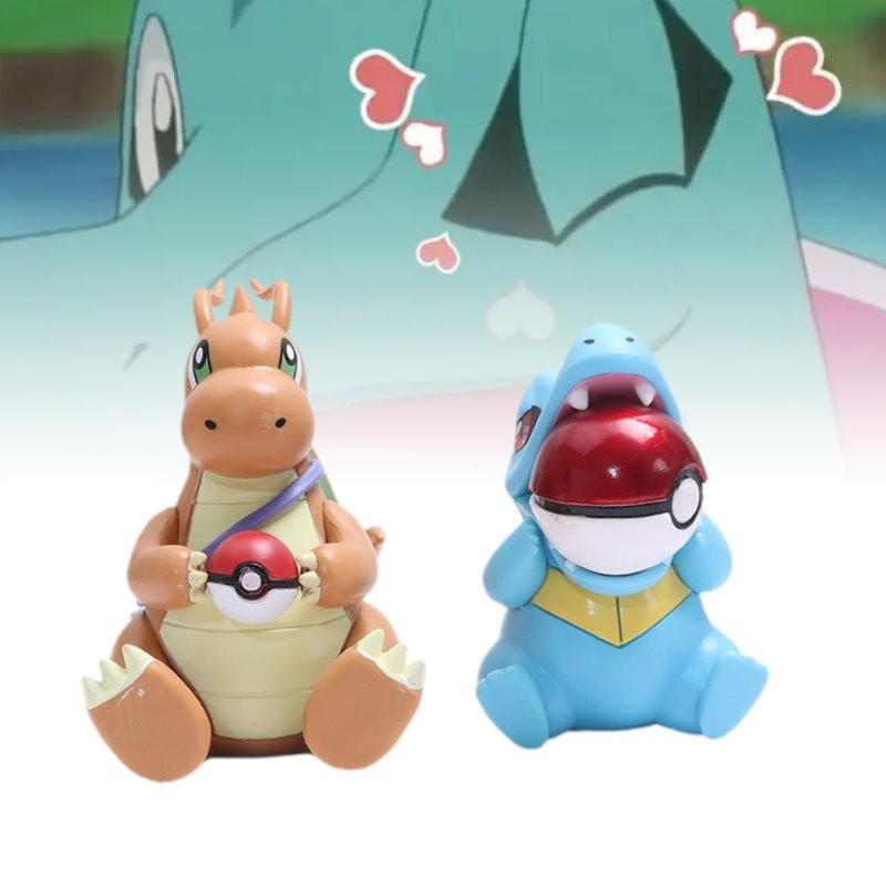 Dragonite Totodile 2pcs Toy Desktop Decoration Models Pvc Gift Material