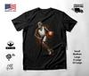 Basketball Skeleton Dribble T-Shirt Black Unisex S-2XL